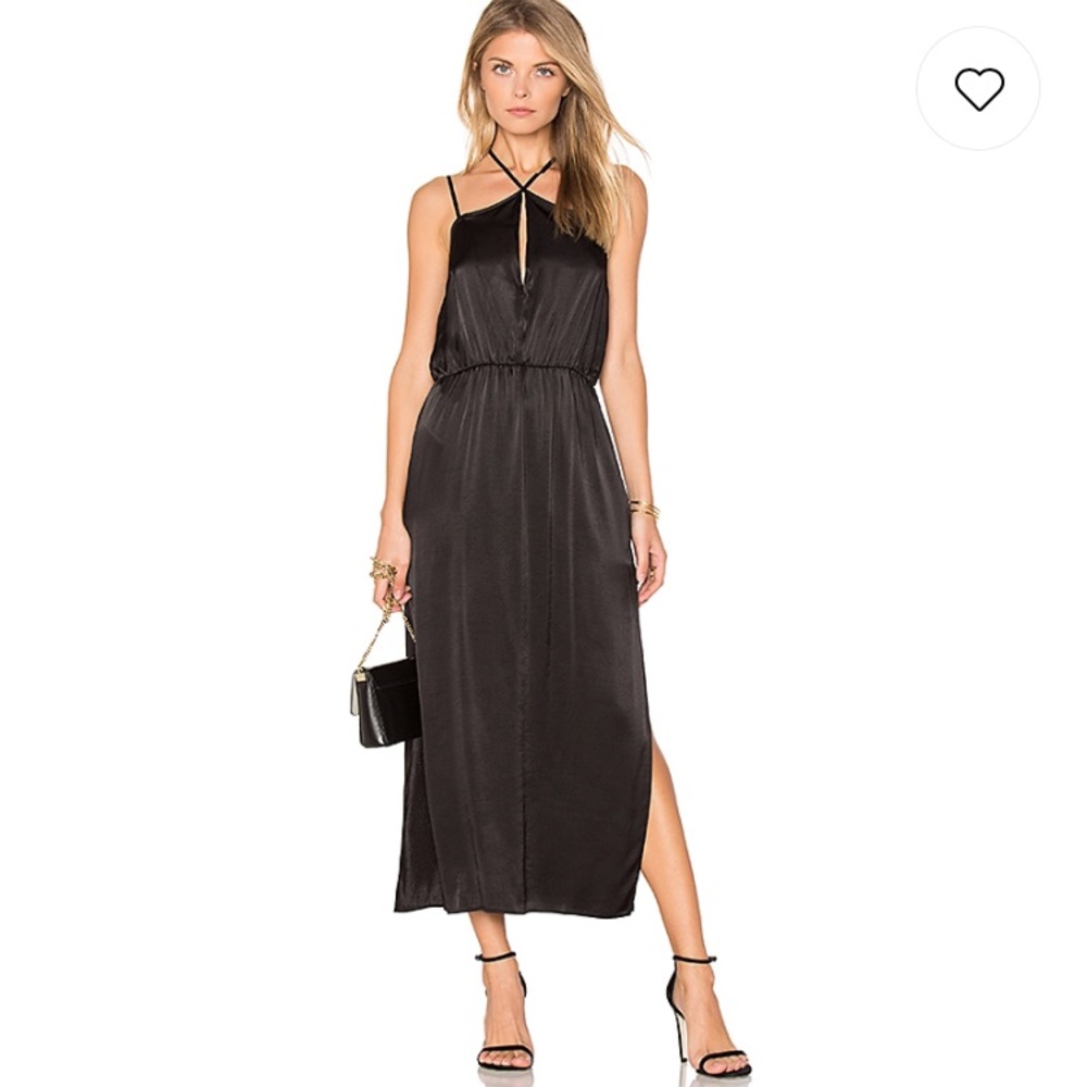 Long black gown